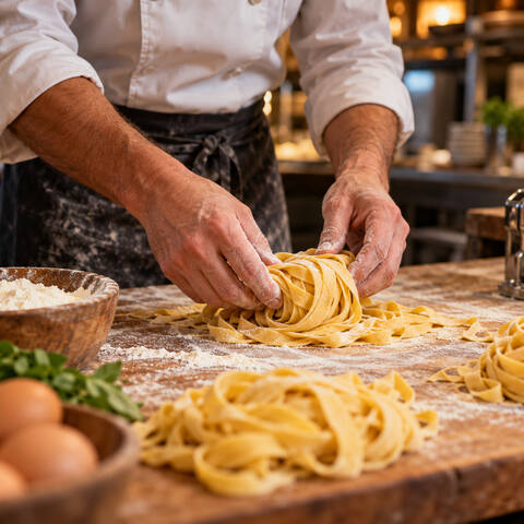 Photo for the post: We make our pasta in-house