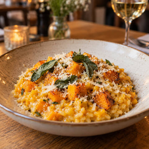 Photo for the post: Autumn on a plate: pumpkin risotto